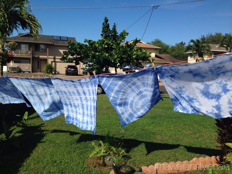 DIY Shibori tutorial #hawaiianstylehale